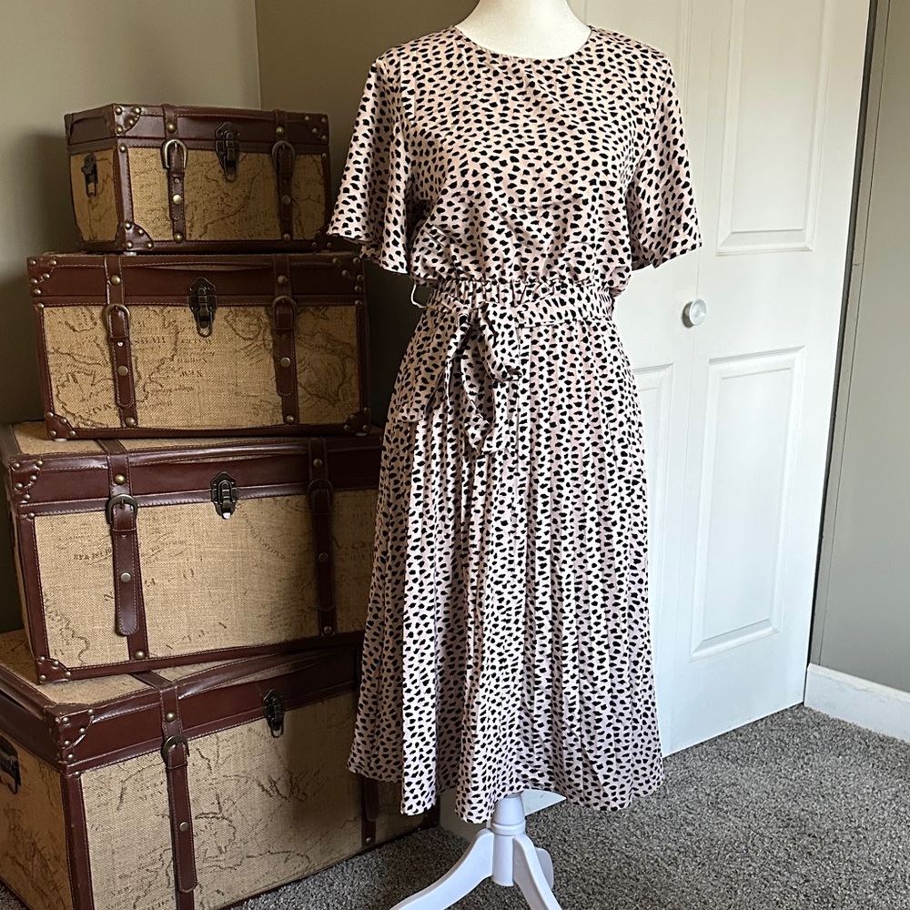 Leopard Midi Dress
